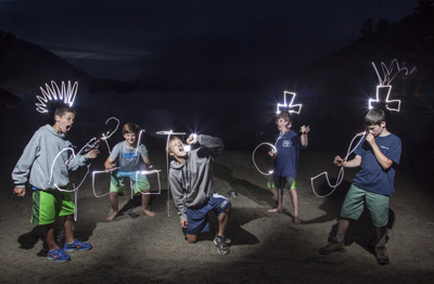 "Rock Band" - Light Painting with Andy Bale