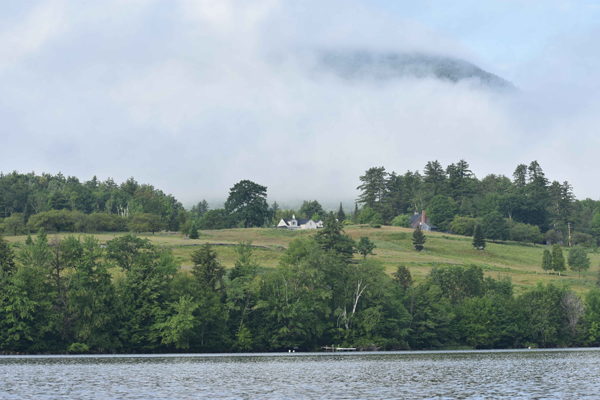 Clouds Over Mt. Cube and former Bischoff House Taken from Upper Baker Pond (Will Ackerman)