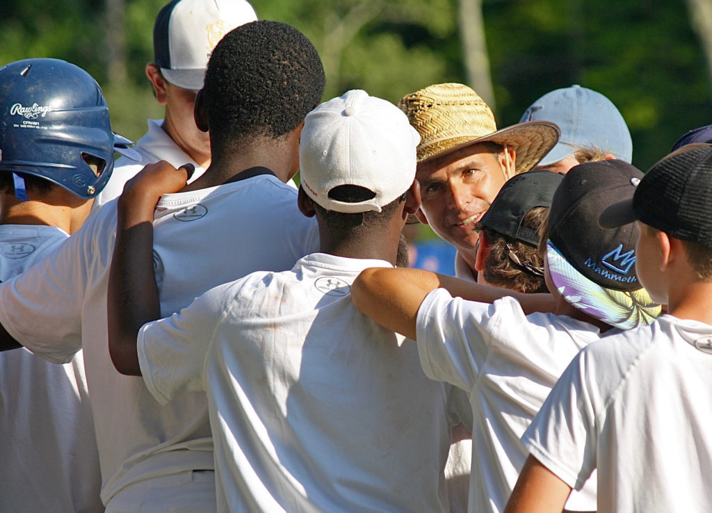Charlie coaching a Pemi team