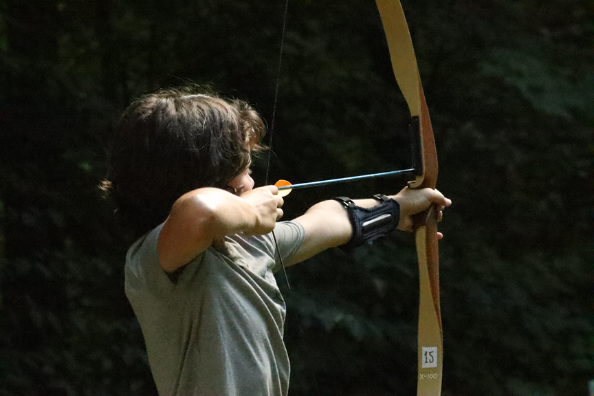 Archery during Pemi Week