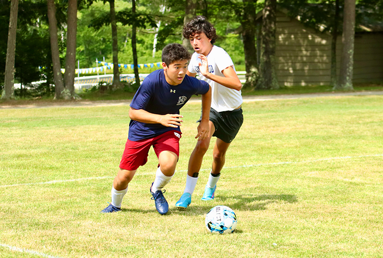 soccer at Camp Pemi